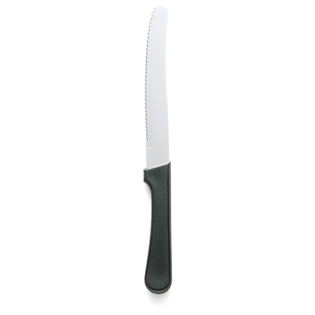 The Steak Knife Collection Knife 4.63 Stainless Steel Blade Round Tip, PK24 790527